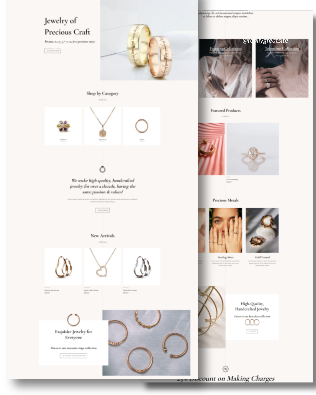 Jewelry Website Templates